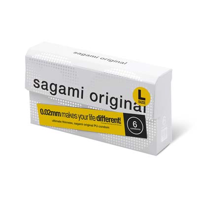 Sagami Original 0.02 L-size PU Condom variant